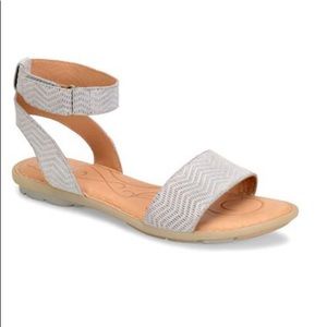 Born Sandals in Gray Suede